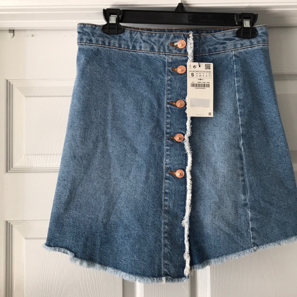 ZARA BASIC Z1975 DENIM SKIRT